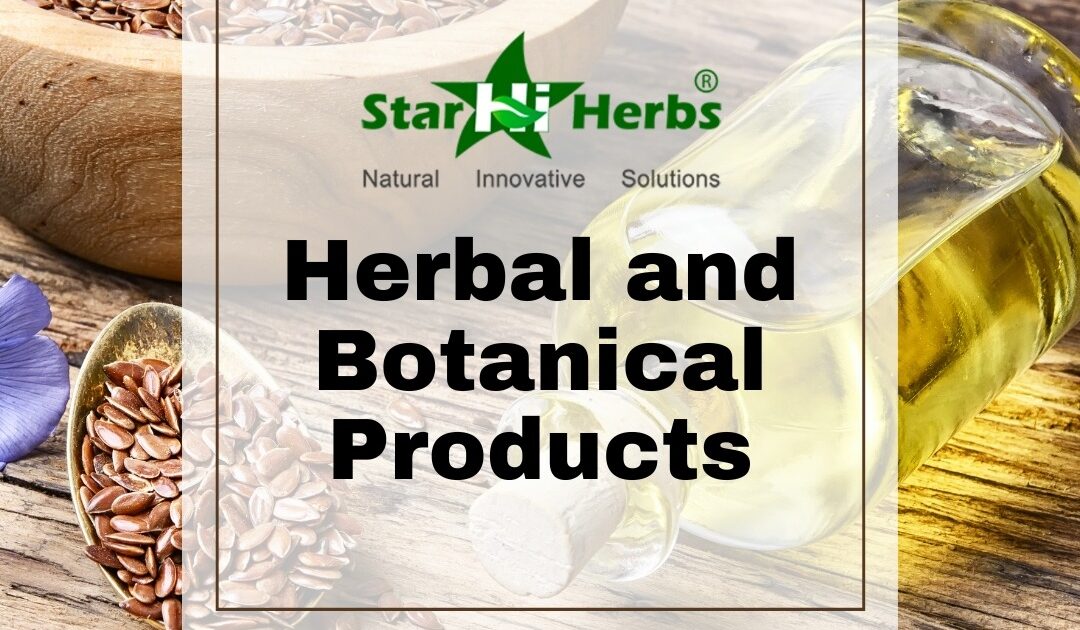 herbal and botanical products